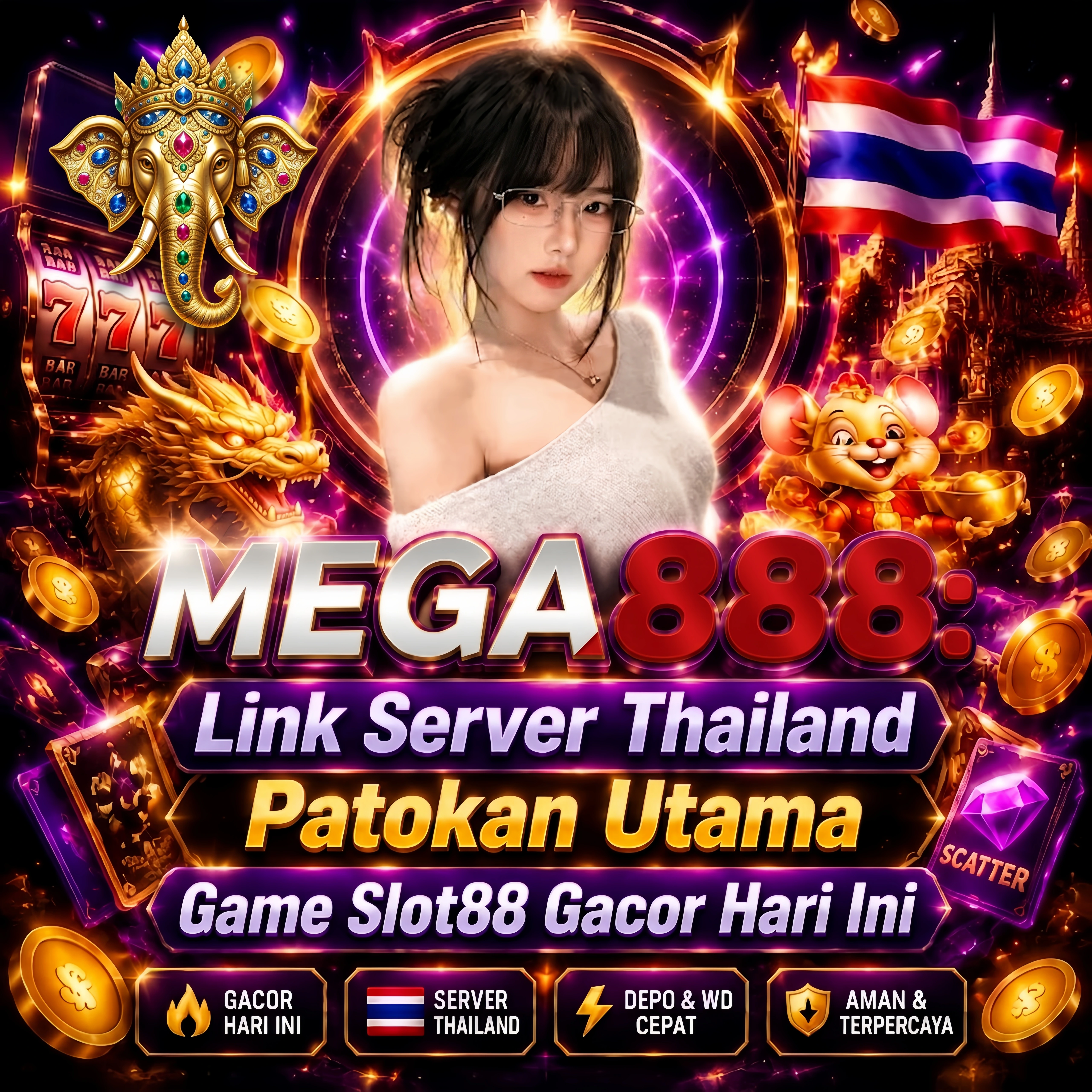 MEGA888: Link Server Thailand Patokan Utama Game Slot88 Gacor Hari Ini