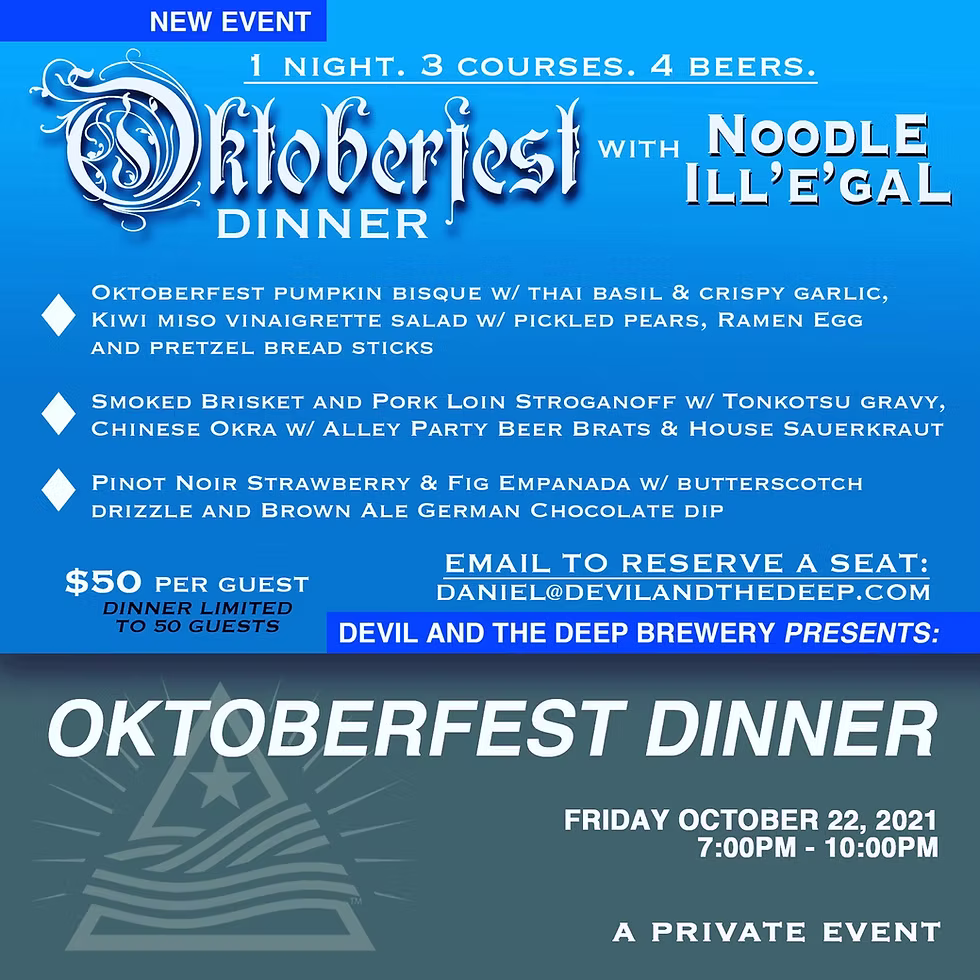 Oktoberfest dinner event!